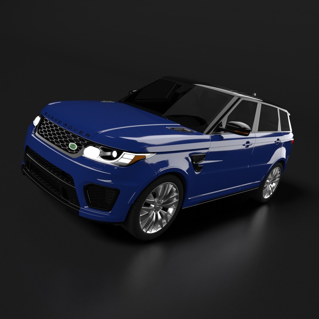 3D Model Land Rover Range Rover Sport SVR - TurboSquid 2347635
