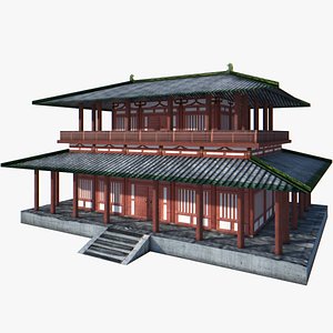 Chinese Palace Low Poly 8