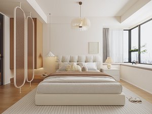 3D Modern bedroom
