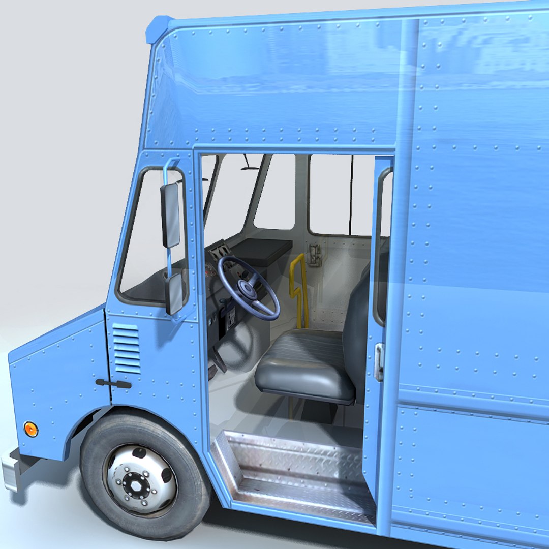 3d Step Van Generic Model