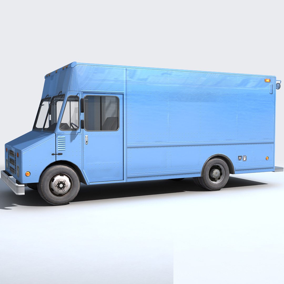 3d Step Van Generic Model