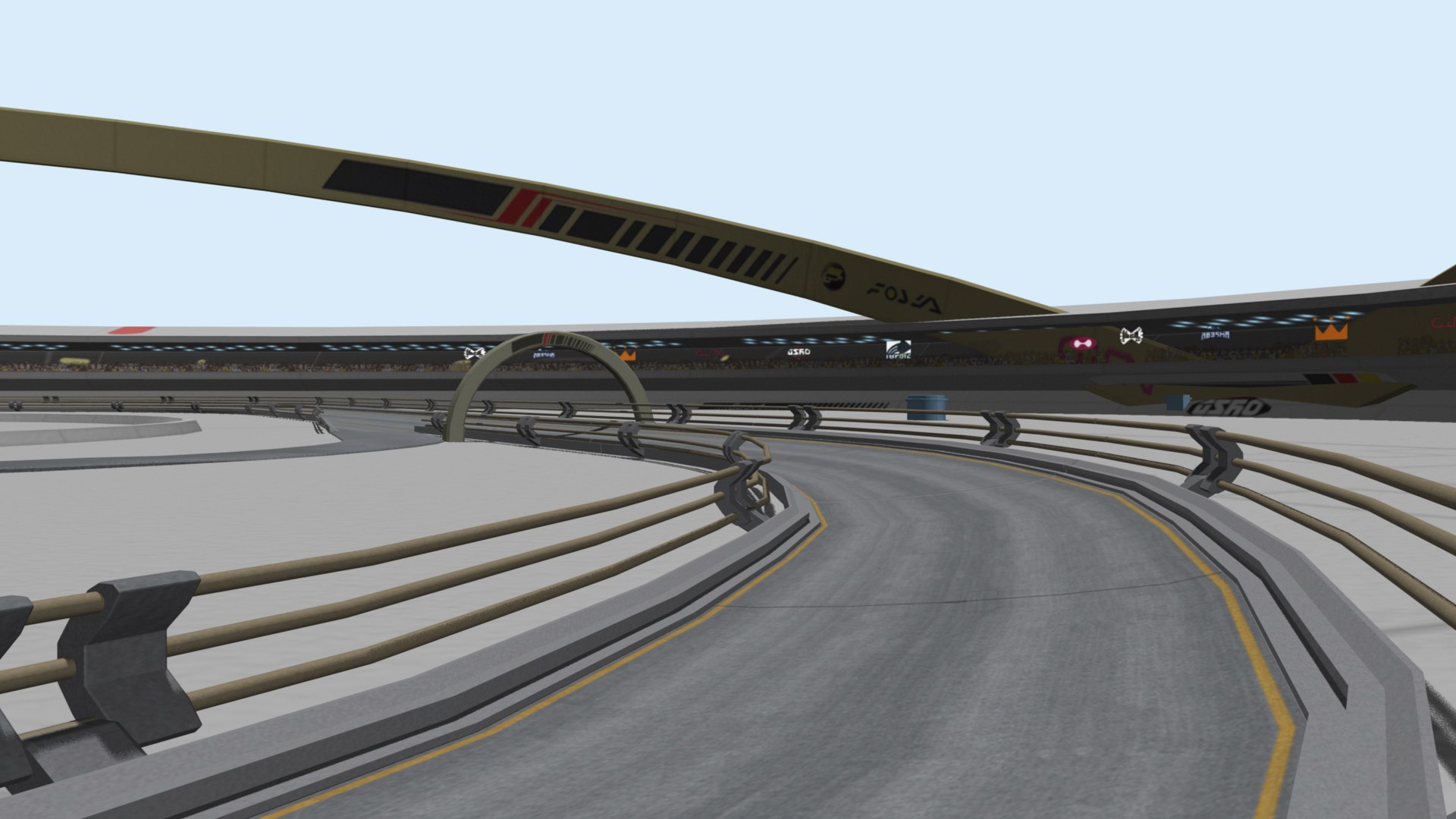 3D Arena Race Track - TurboSquid 2195776