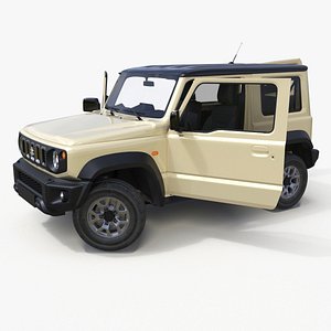 Three Door SUV Suzuki Jimny 2025 Beige Rigged