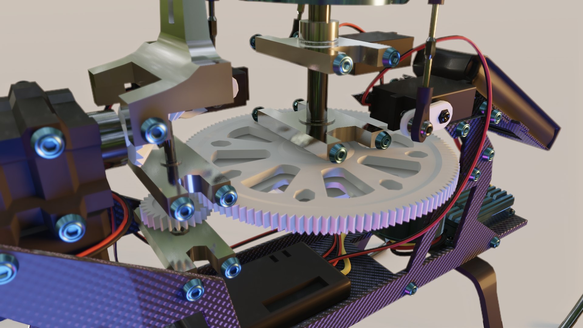 3D Helicopter Blender Rudder - TurboSquid 1504657
