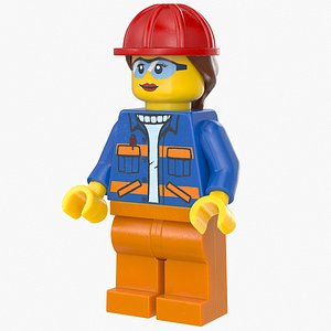 Lego Minifig Female Worker 2