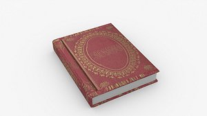Book Rigged and Animated model