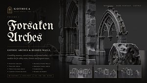 Gothic Ruins Modular Asset Pack