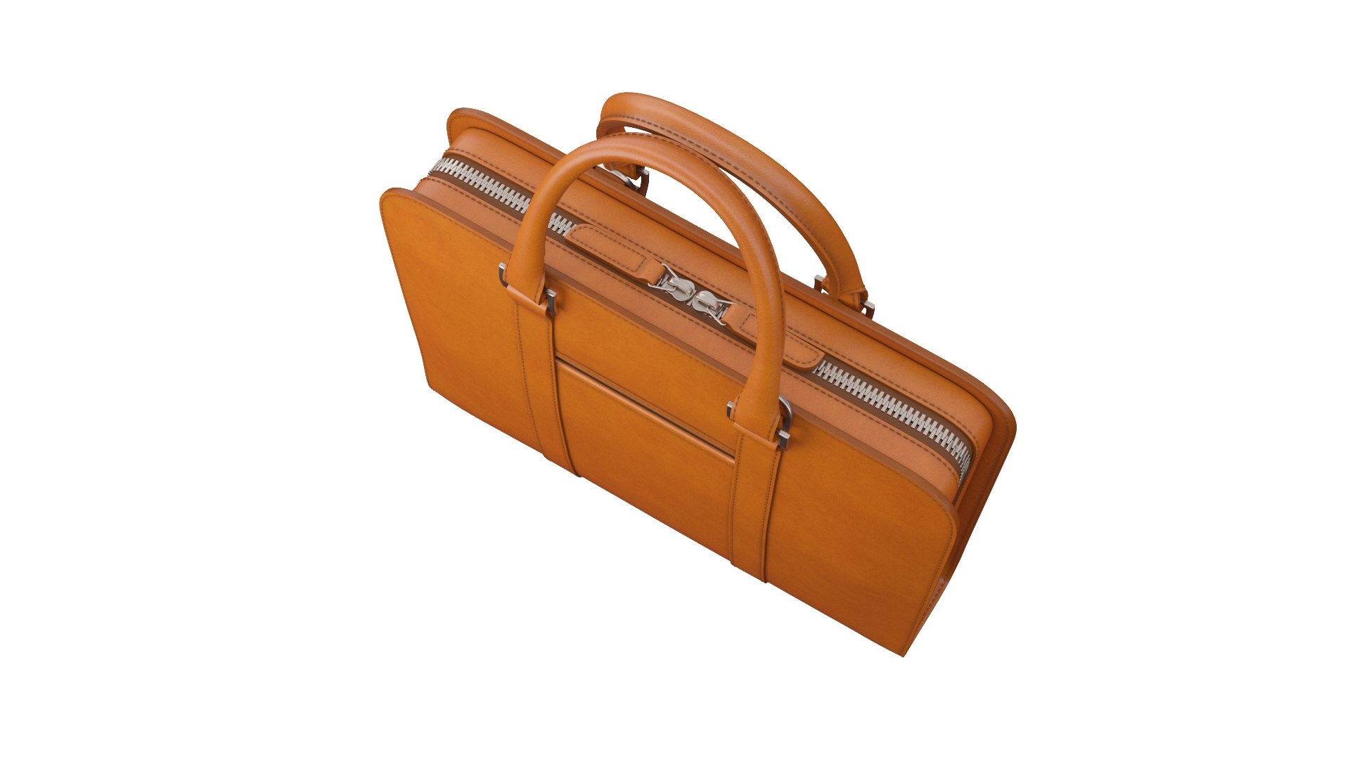 3D Leather Briefcase Model TurboSquid 1505380