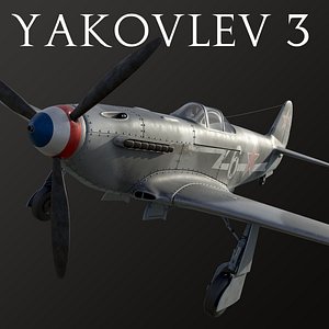 yakovlev aircraft 3D model