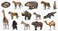 Sammlung afrikanischer Tiere 11