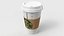Starbucks Paper Coffee Cup White With Holder