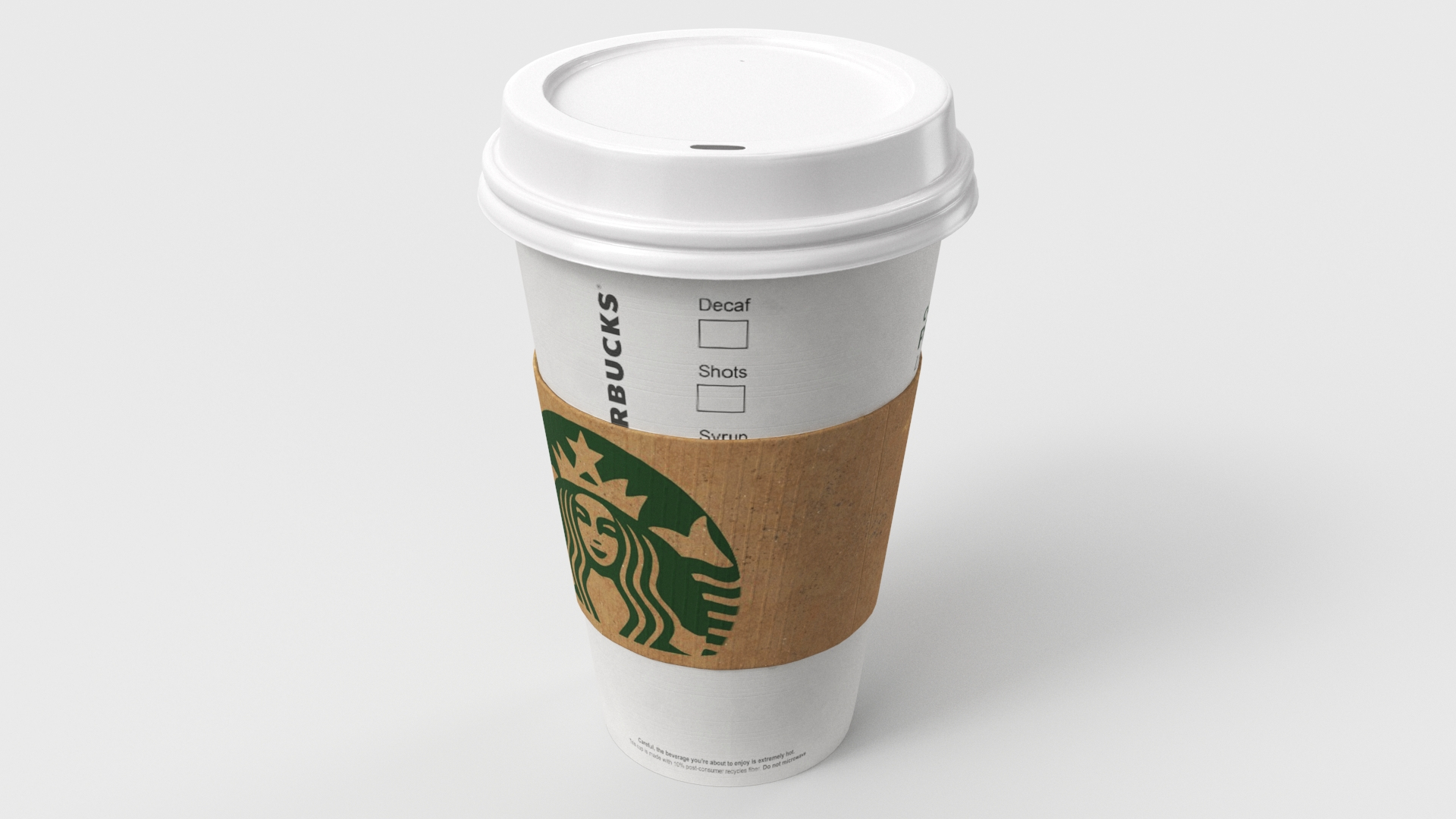 starbucks paper coffee cup