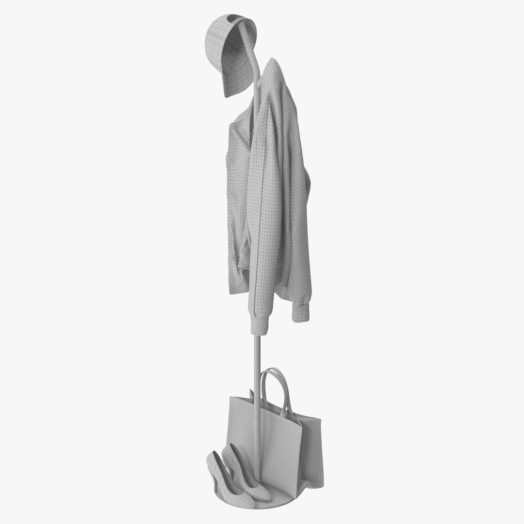 SPROUT Coat Rack 3D TurboSquid 2204755