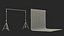 Adjustable Photography Backdrop Studio Stand 3D model