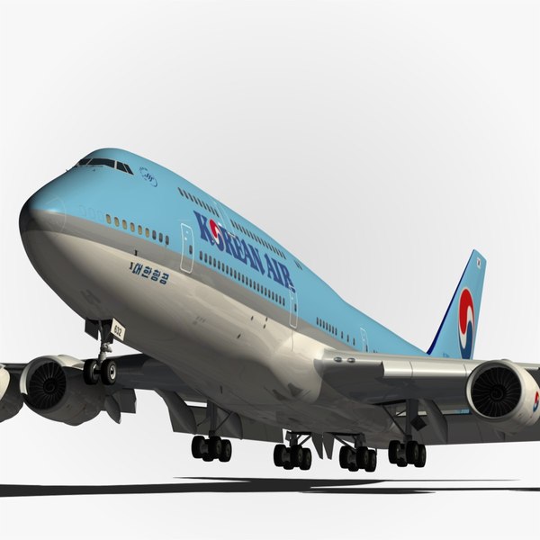 747 8大韓航空3Dモデル - TurboSquid 1054807