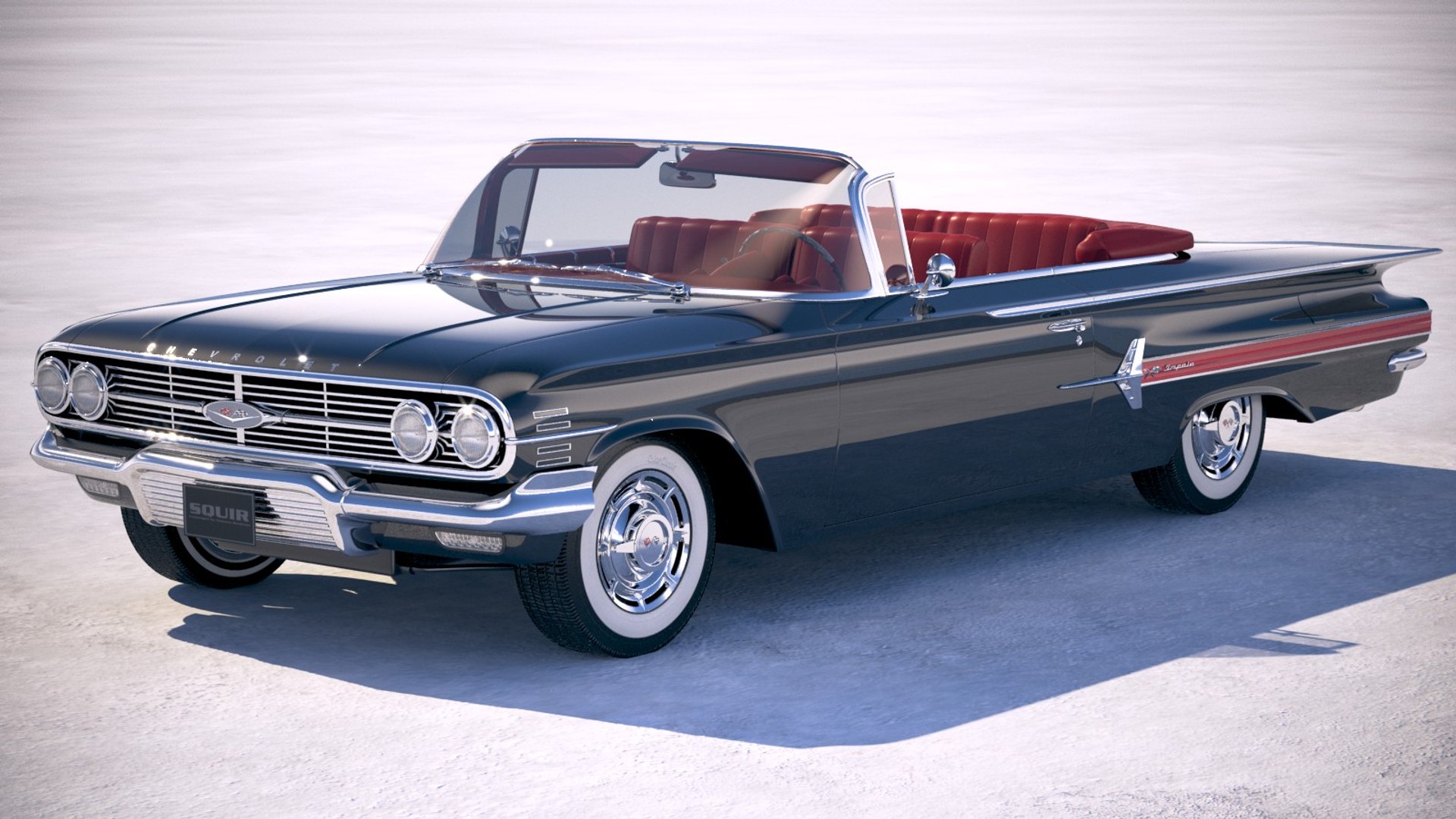 シボレーインパラコンバーチブル19603Dモデル - TurboSquid 1218373