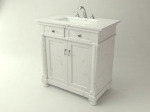 3D model bathroom sink furniture