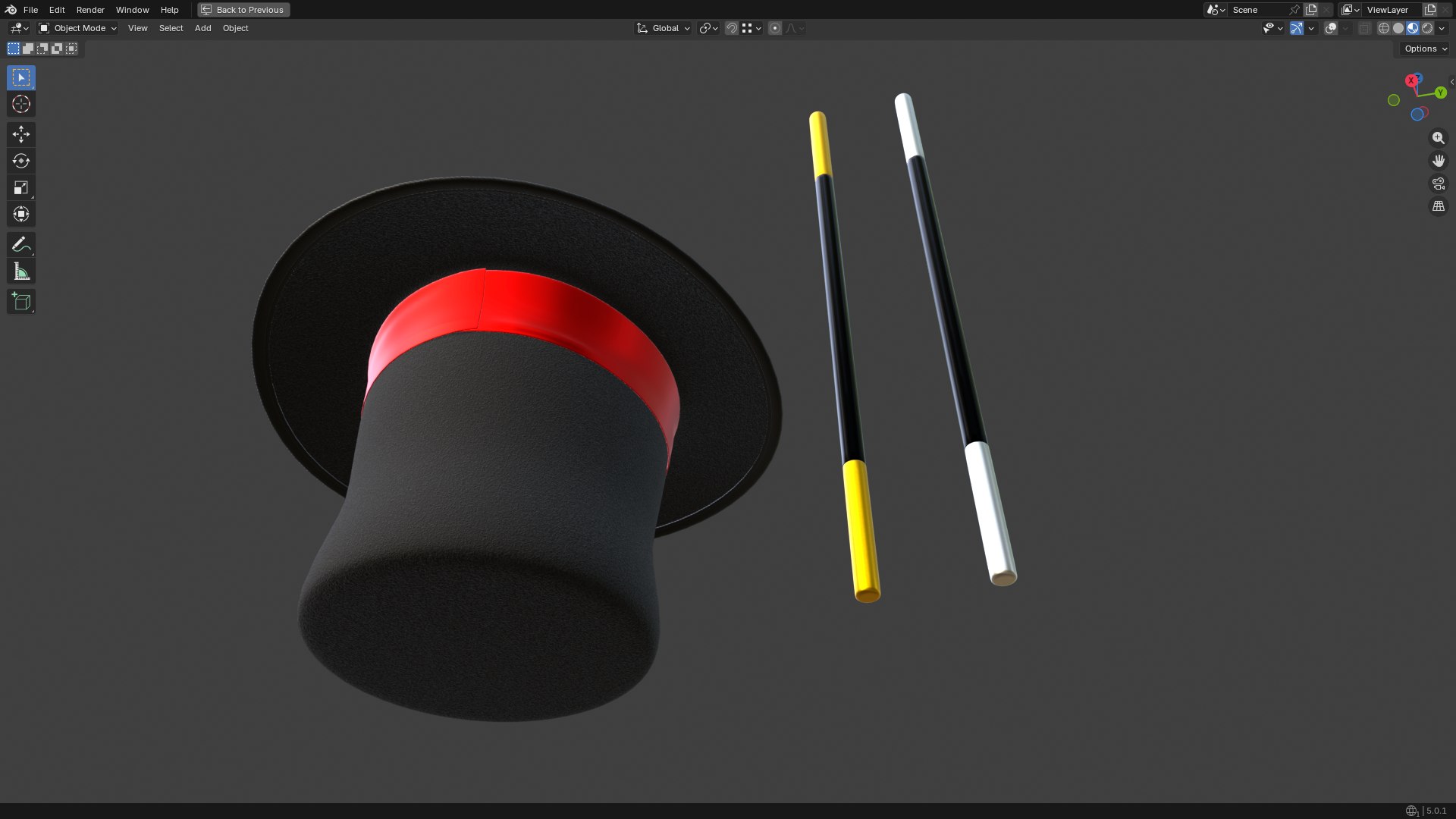 3D model Magic Hat And Wand PBR https://p.turbosquid.com/ts-thumb/90/7SI4Mn/D2/screenshot20260128122443/png/1769582080/1920x1080/fit_q87/47730e7ae32141b5168d63d434888a79fc0c4849/screenshot20260128122443.jpg