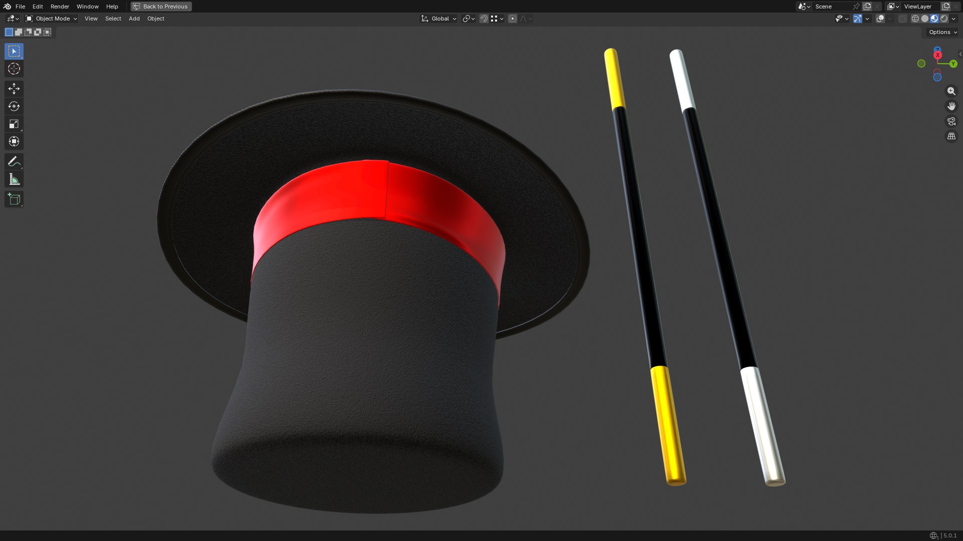 3D model Magic Hat And Wand PBR https://p.turbosquid.com/ts-thumb/90/7SI4Mn/sF/screenshot20260128122544/png/1769582095/1920x1080/fit_q87/01c1aebbaaddef12e2ce10b03b2244657712815a/screenshot20260128122544.jpg