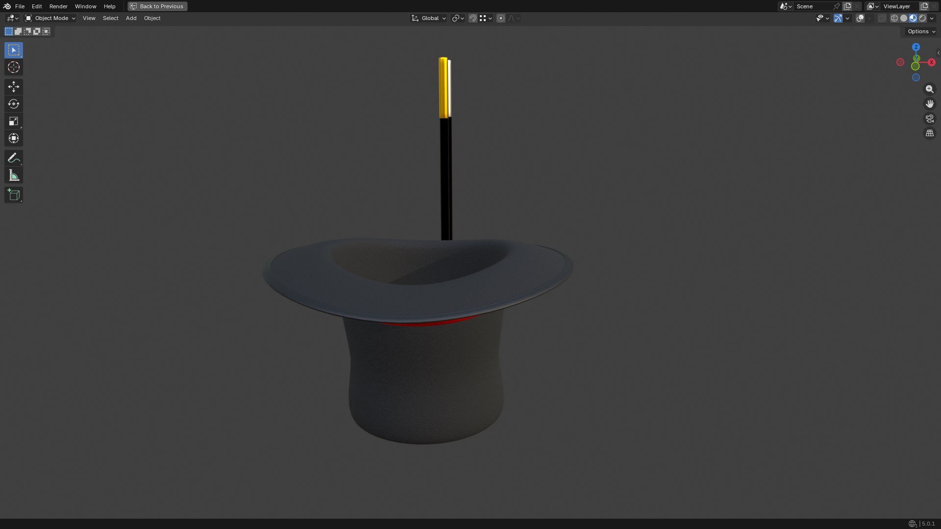 3D model Magic Hat And Wand PBR https://p.turbosquid.com/ts-thumb/90/7SI4Mn/zO/screenshot20260128122436/png/1769582080/1920x1080/fit_q87/d463310541fb653776cea0c2fd4950b18b170440/screenshot20260128122436.jpg