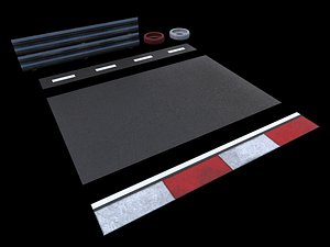 race track 3D model