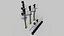 HV Railway Signal Mast Game Ready PBR Low Poly