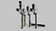 HV Railway Signal Mast Game Ready PBR Low Poly