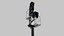 HV Railway Signal Mast Game Ready PBR Low Poly
