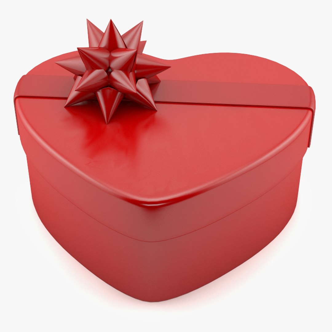 3d Box Heart Shape Model