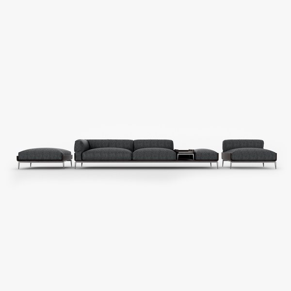 3D model large sofa group TurboSquid 1250707