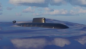 Russian Submarine 3D model