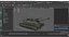 Dirty Israeli Tank Merkava 5 Olive Rigged for Maya model