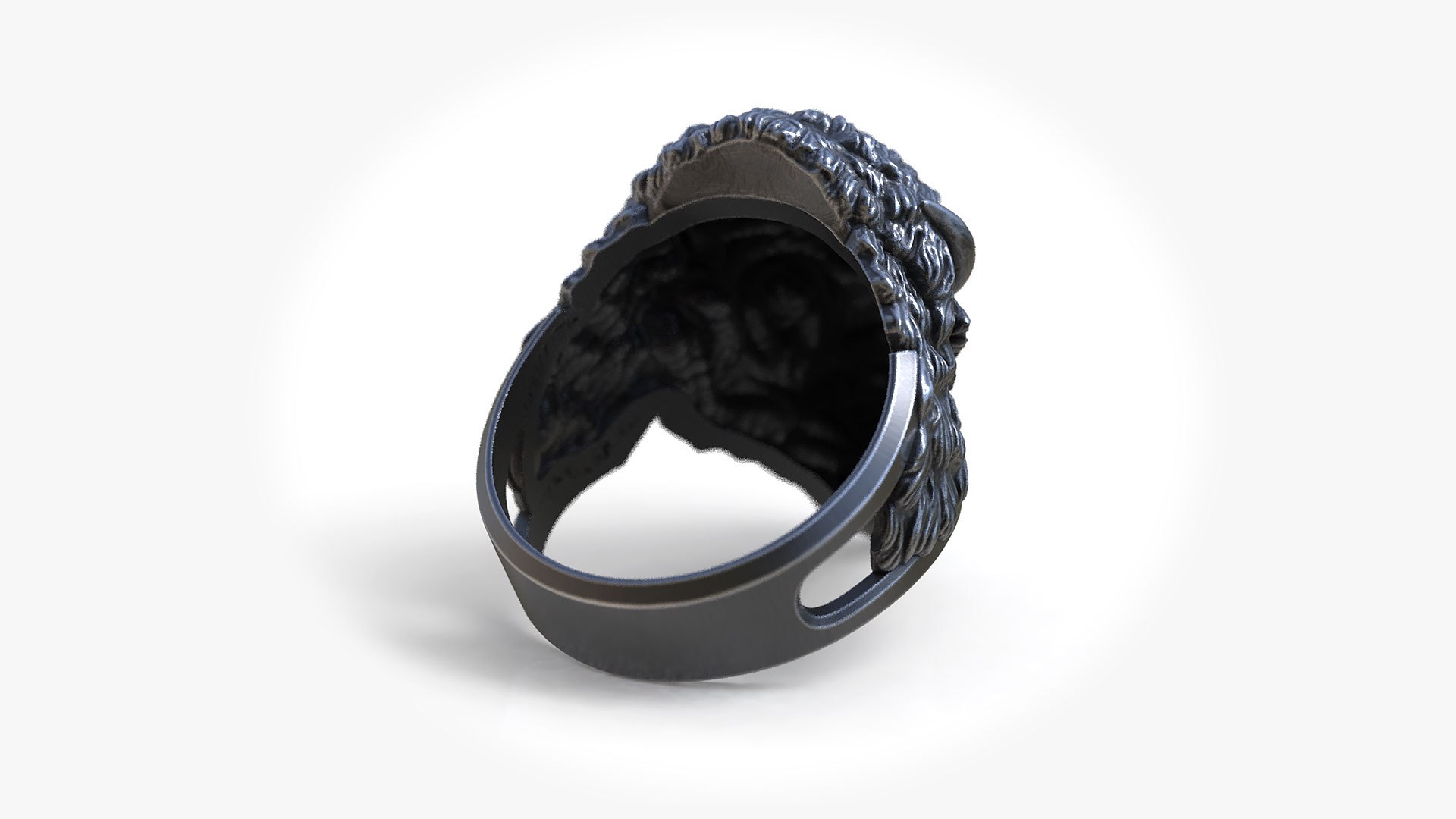 3D Model American Bison Head Ring Jewelry 3D - TurboSquid 1881692