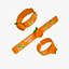 Disney Magic Band Slap Bracelet Orange Bird