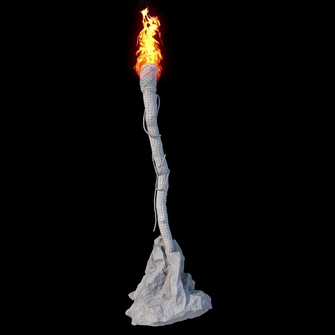 Torches Pbr Setup V-ray 3D Model - TurboSquid 1372217
