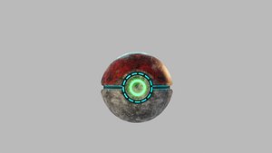 Pokeball Deteriorada 3D model