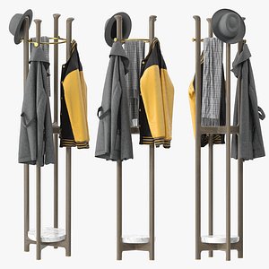 porada igor coat rack 3D