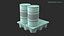 Spill Pallet With Barrels