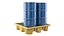 Spill Pallet With Barrels