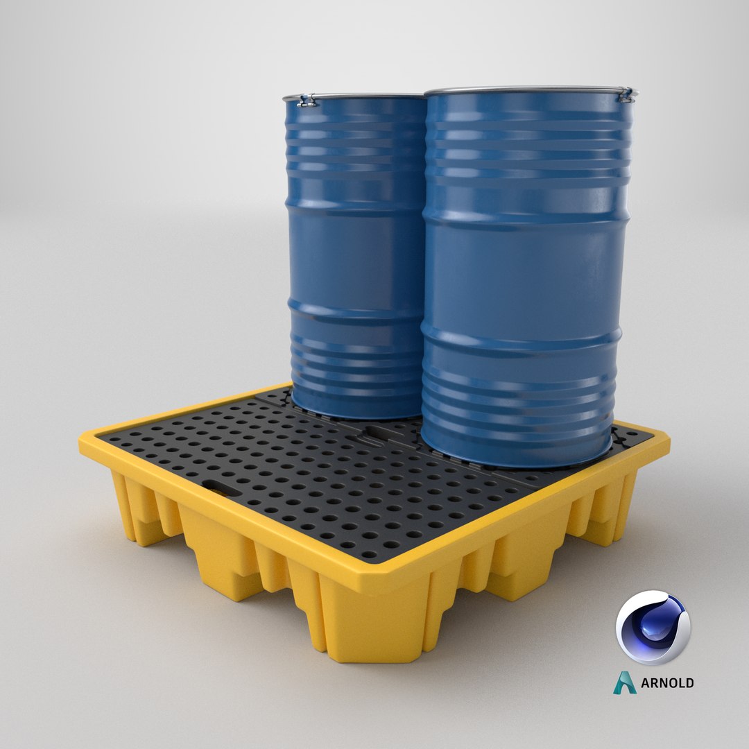 Spill Pallet With Barrels 3D model https://p.turbosquid.com/ts-thumb/90/PJEmrZ/rb/stemcell_cinema_4d_arnold_render/png/1712209505/1920x1080/fit_q87/9b73120ce66a688f61cb37e30bf68febc727001c/stemcell_cinema_4d_arnold_render.jpg