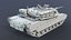M1A1 Abrams MBT Low-Poly