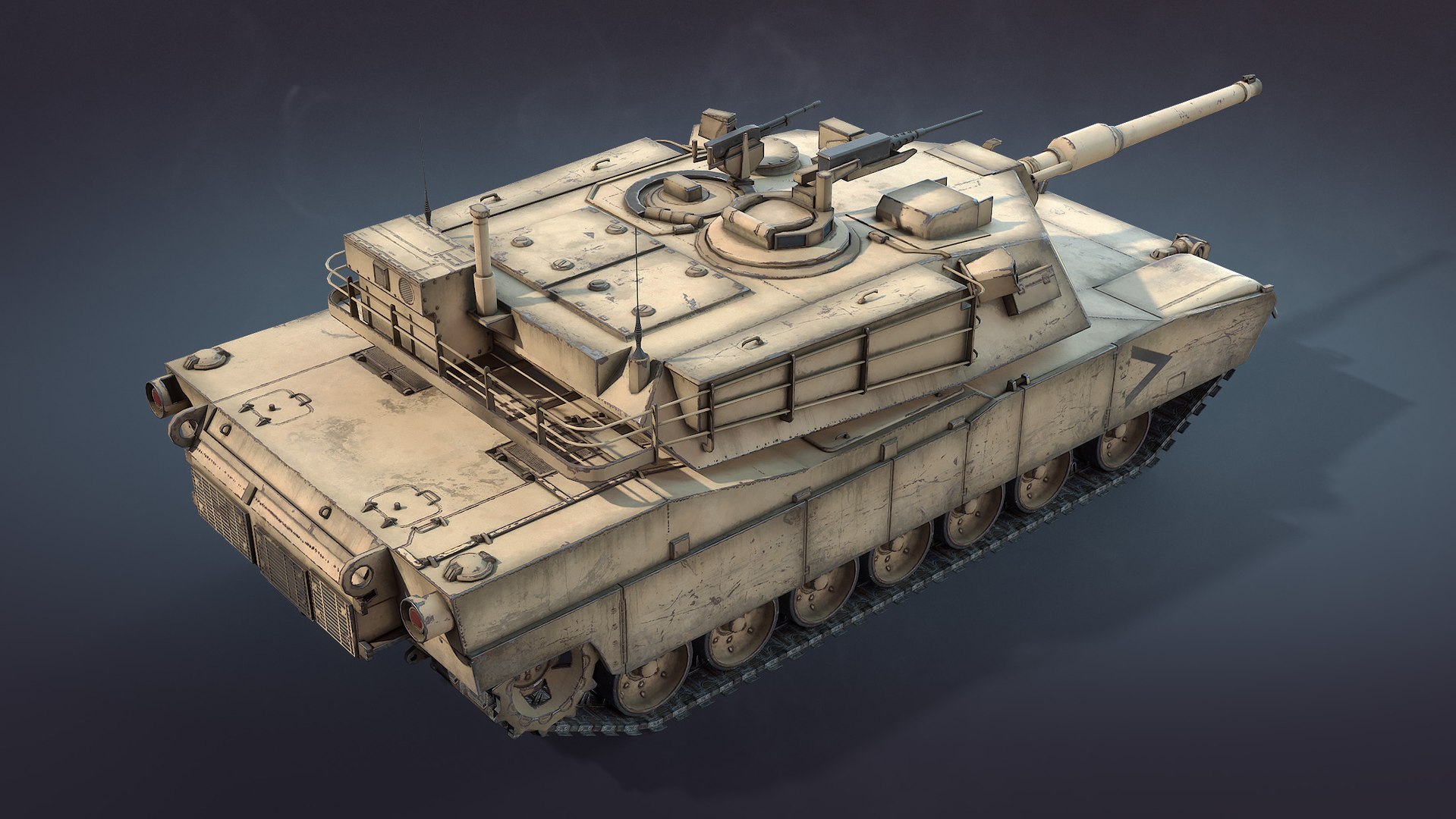 3d low-poly battle tank m1a1 abrams https://p.turbosquid.com/ts-thumb/90/ROEVNq/9V/05_m1a1_abrams_render/jpg/1642932384/1920x1080/fit_q87/f4ef1835c68cbefd39342eec685c426dcbdb7bd5/05_m1a1_abrams_render.jpg