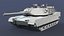 M1A1 Abrams MBT Low-Poly