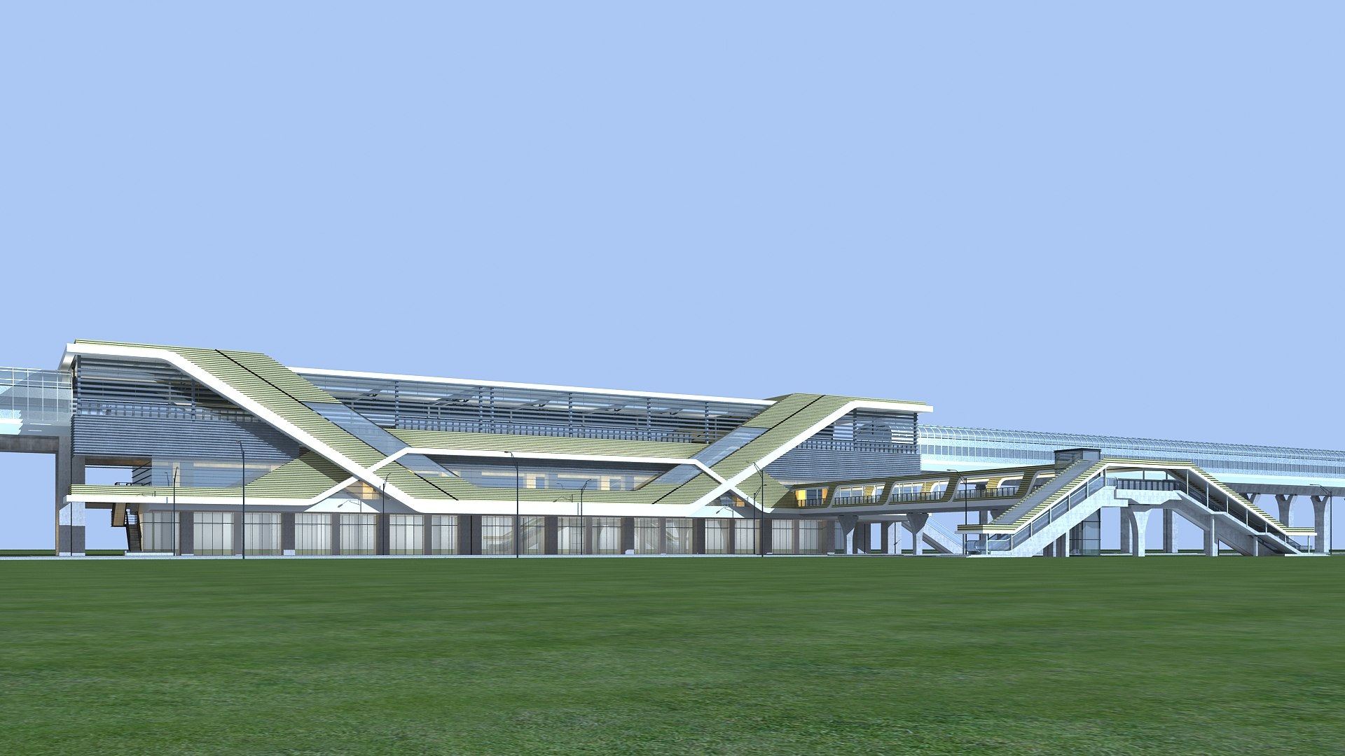 Light Rail Station 06 3D Model - TurboSquid 1754365