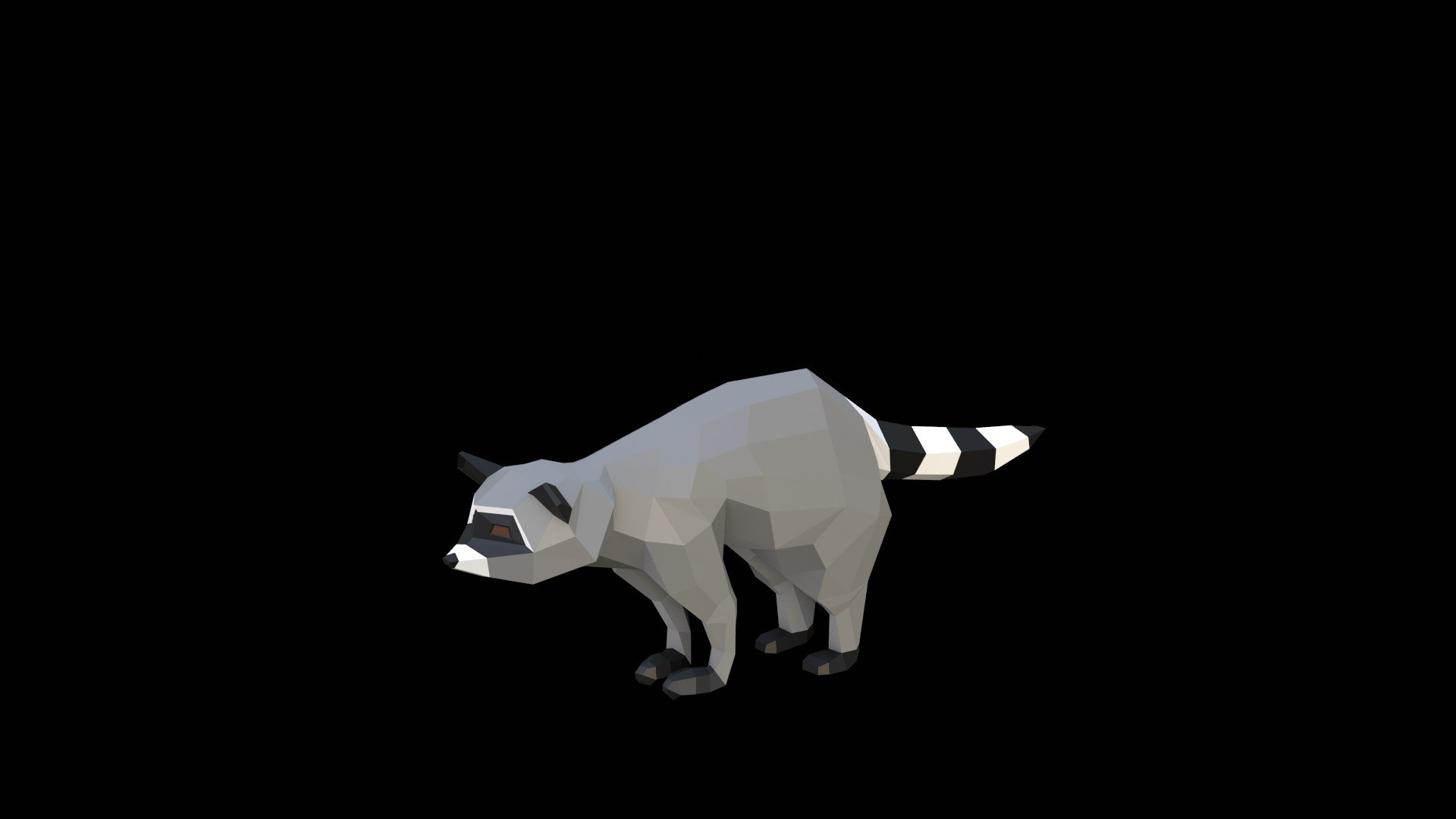 3D Raccoon - TurboSquid 2082354