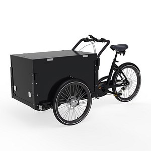 3D Cargobike Closed Type model