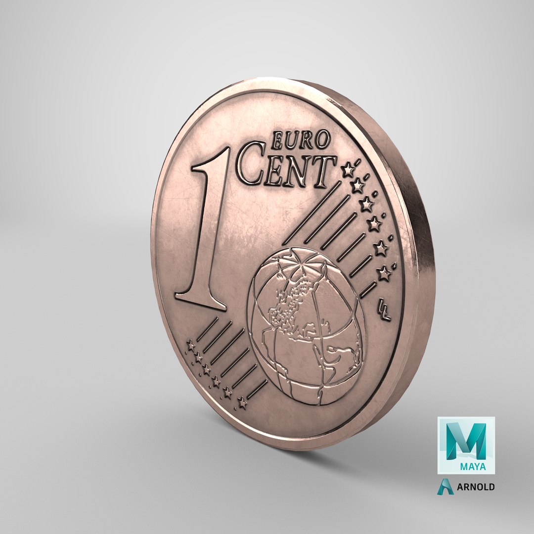 3D Euro Cent Pbr - TurboSquid 1700138