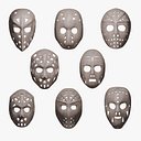 Pack de masques de hockey vintage Vol. 2