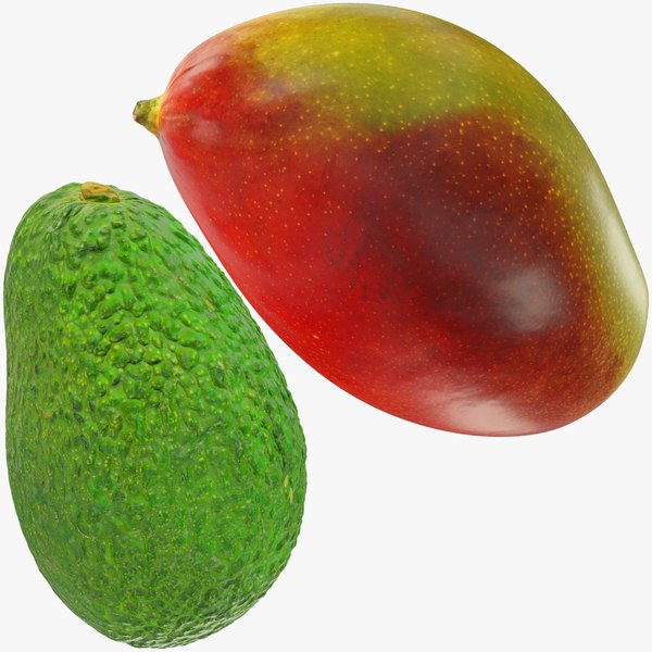 Mango and Avocado Collection V1 3D model