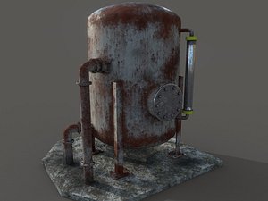 3D model oil tank